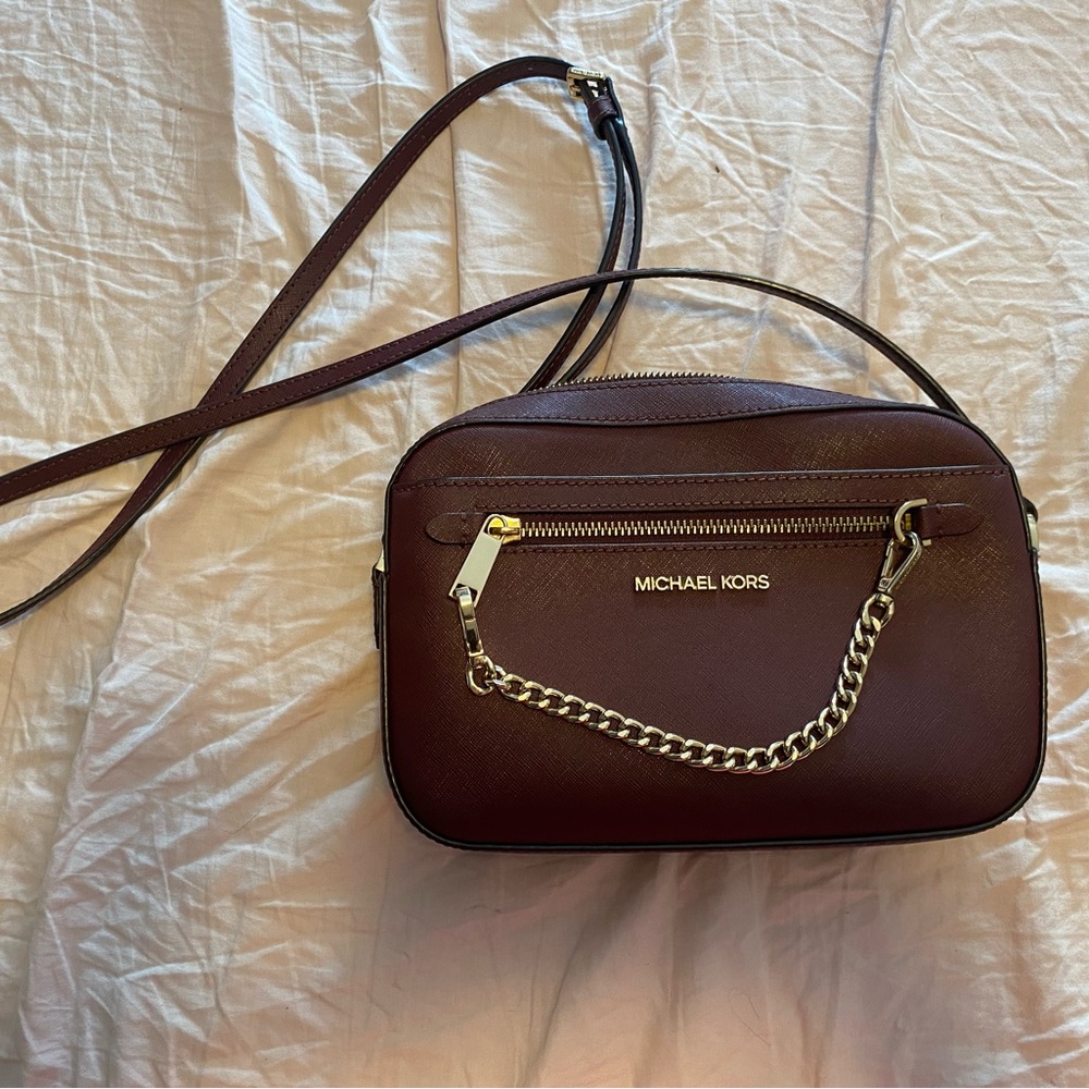 Michael Kors camera crossbody bag